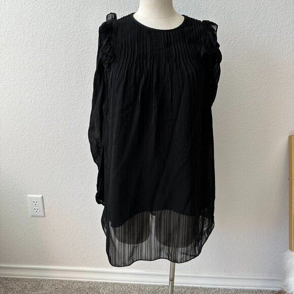Wilfred Women's Sheer Long Sleeve Top - Picture 1 of 3